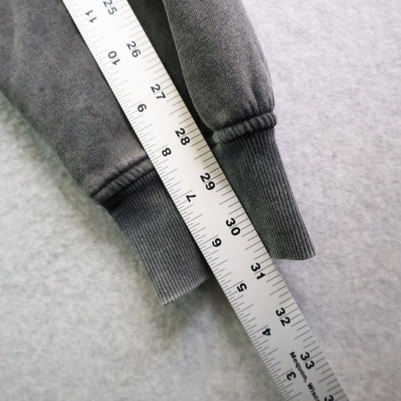 Divided HM Sweatshirt Womens Large Gray Cropped 80s Retro Car Racing Hi Speed - Picture 8 of 14